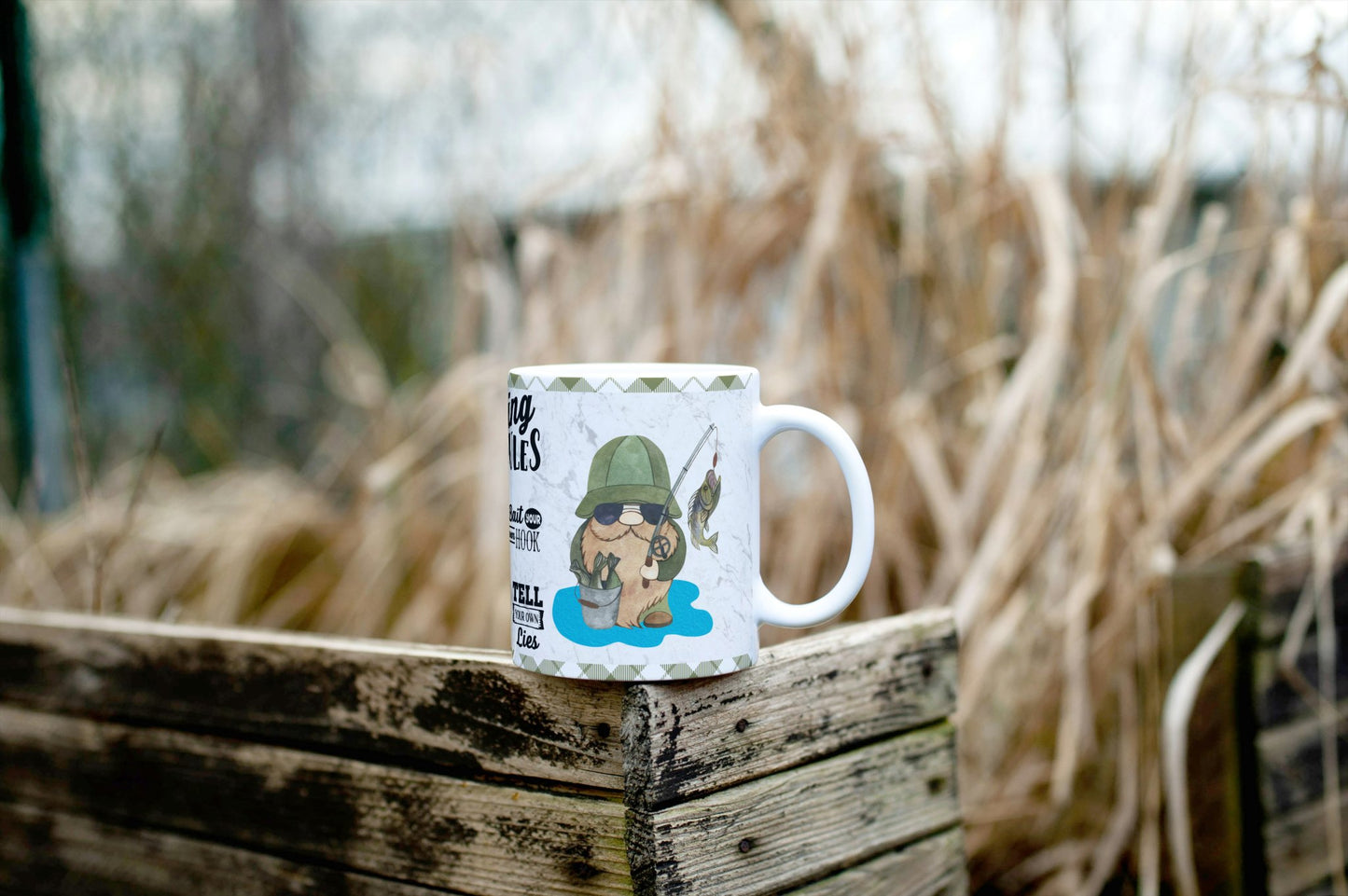 Fishing Gnome Mug - Shoreline Crafter