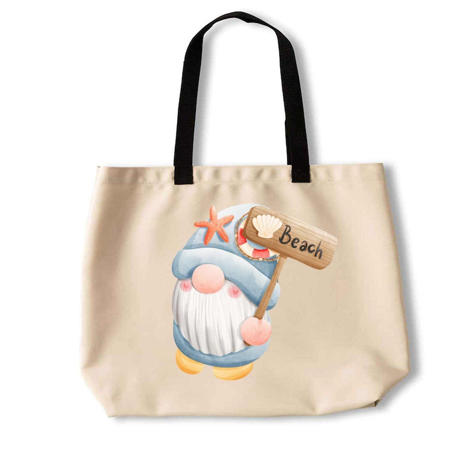 Beach Gnome Tote Bag - Shoreline Crafter