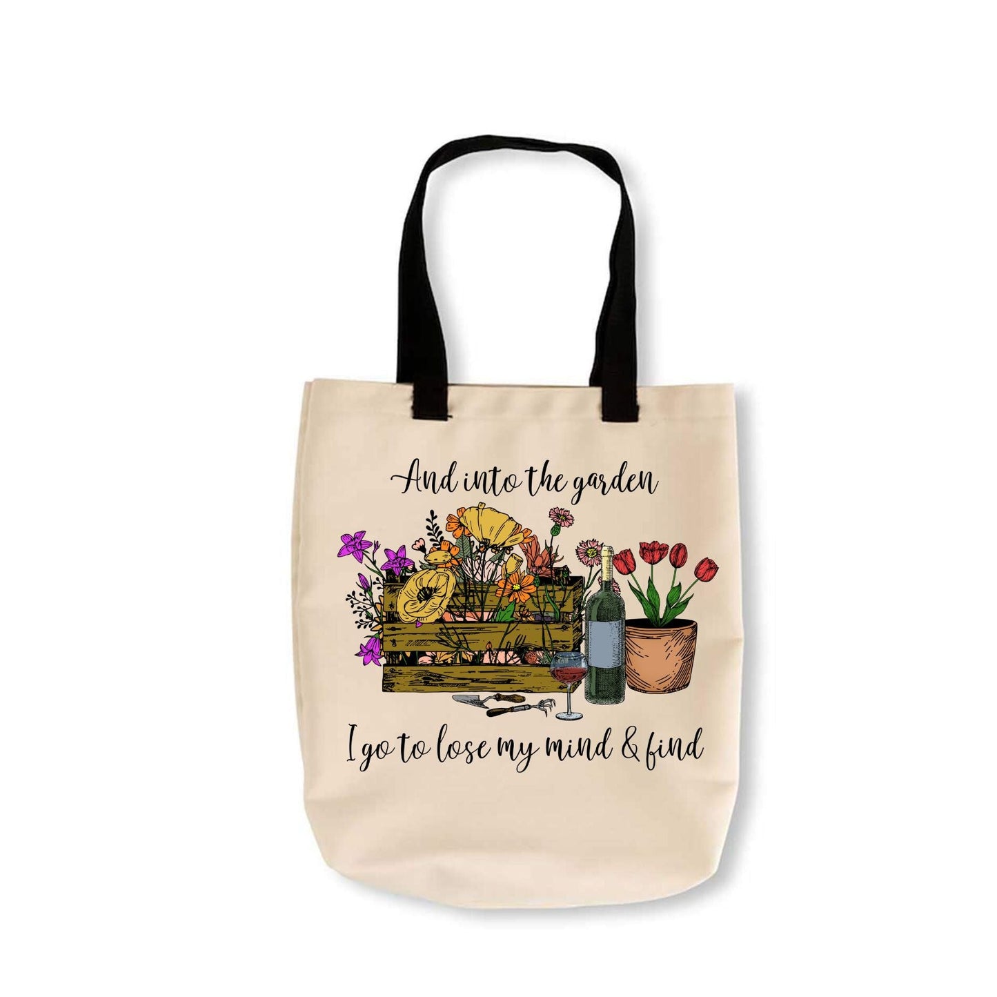 Into the Garden Tote Bag - Shoreline Crafter