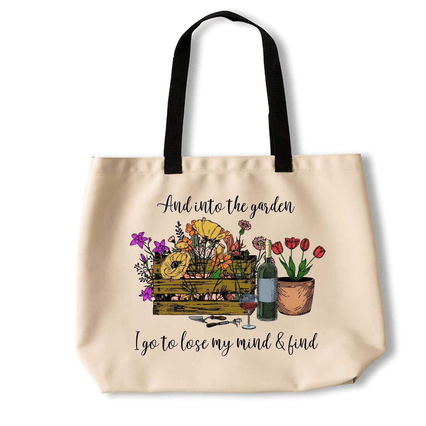 Into the Garden Tote Bag - Shoreline Crafter