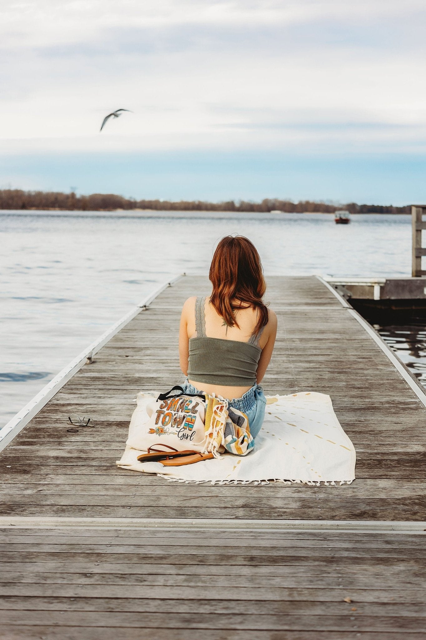 Just a Small Town Girl Tote Bag - Shoreline Crafter