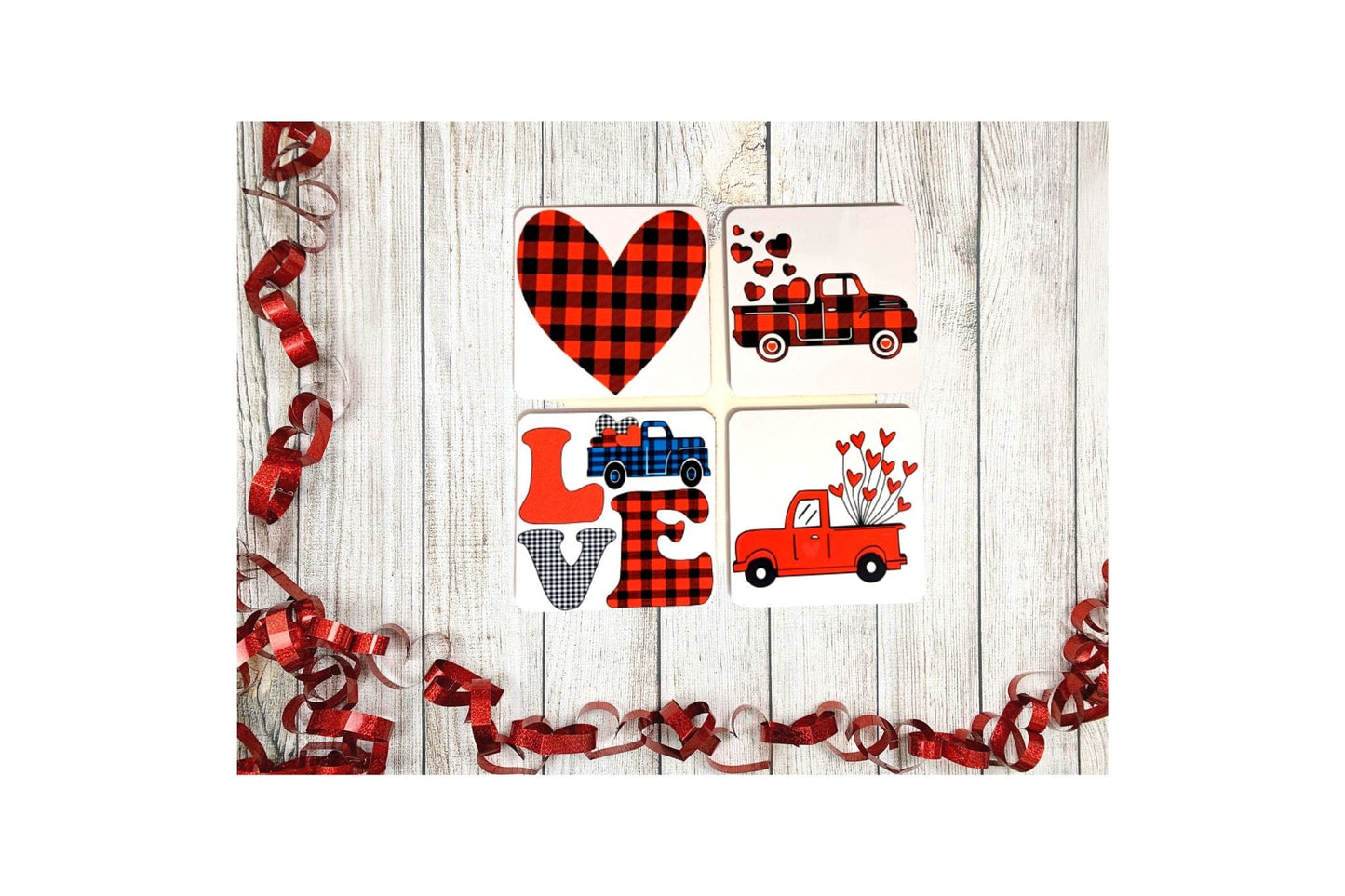 Love Coaster Set - Shoreline Crafter