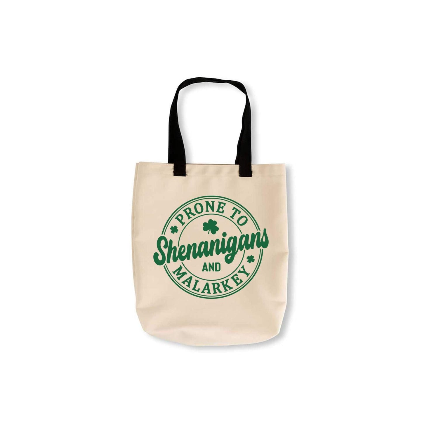 St. Patrick's Day Prone to Malarkey Tote Bag - Shoreline Crafter