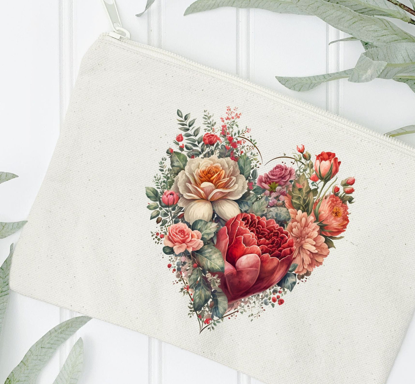 Vintage Flower Cosmetics Bag - Shoreline Crafter
