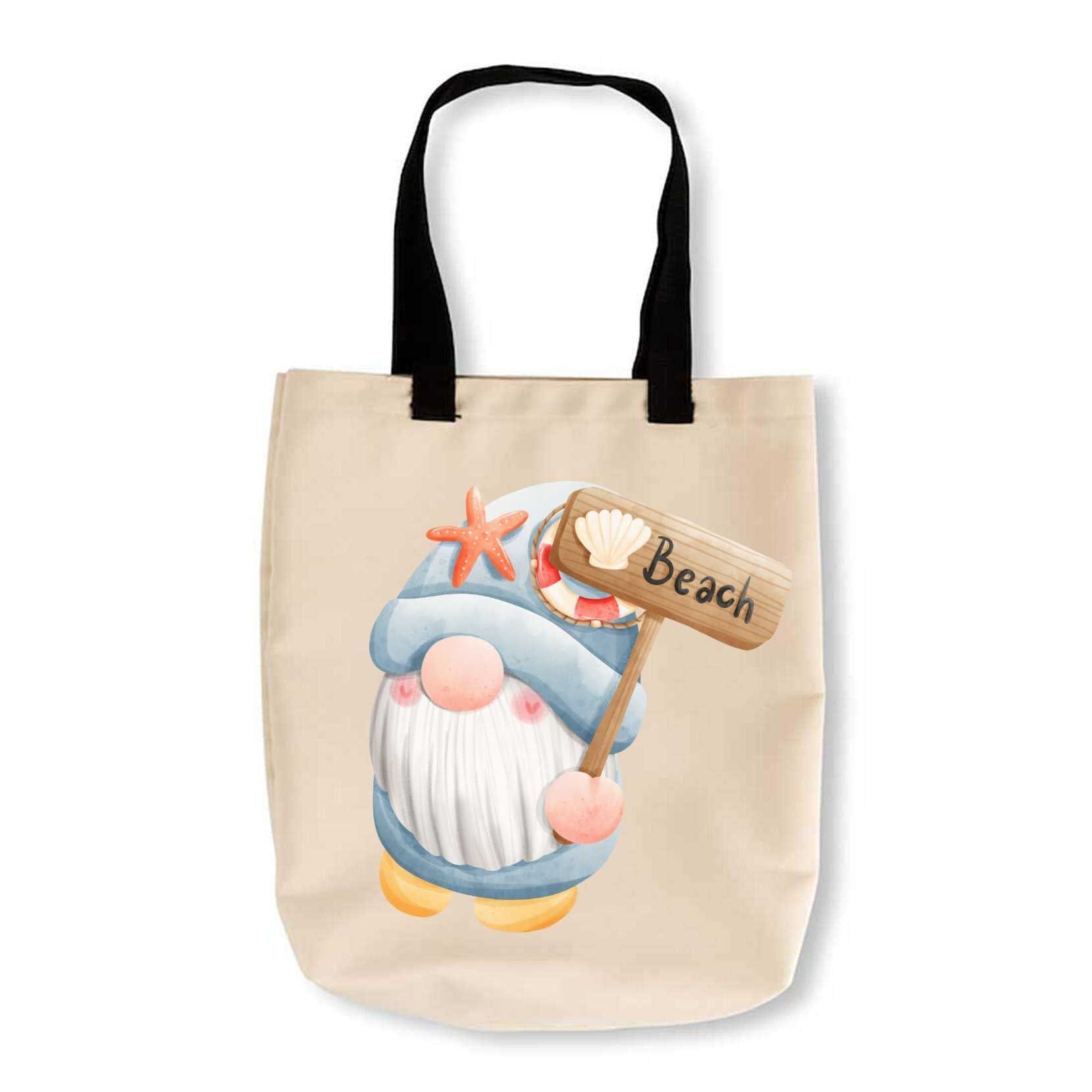 Beach Gnome Tote Bag - Shoreline Crafter