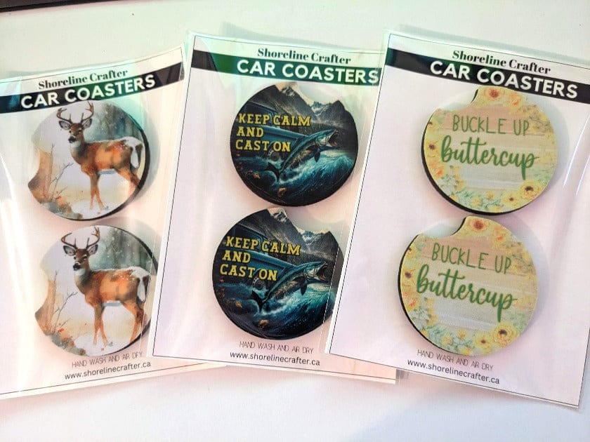 Car Coasters - Shoreline Crafter