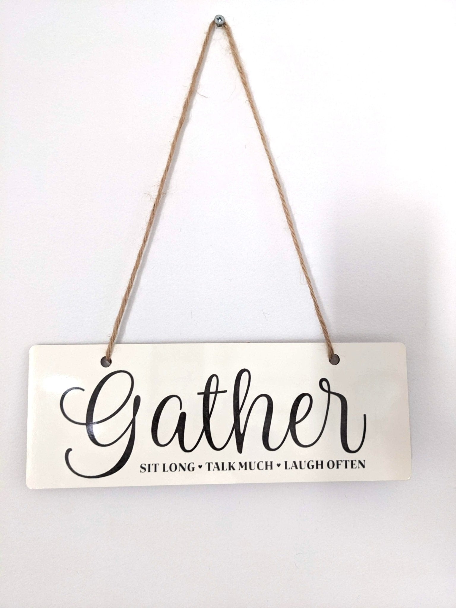 Gather Sign - Shoreline Crafter