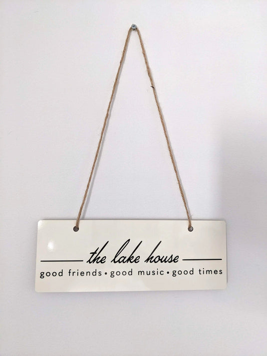Lake House Sign - Shoreline Crafter